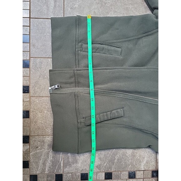 NWT Vintage Aeropostale Womens Knit Sherpa Aviator Bomber Jacket, Green, Small - Picture 7 of 10